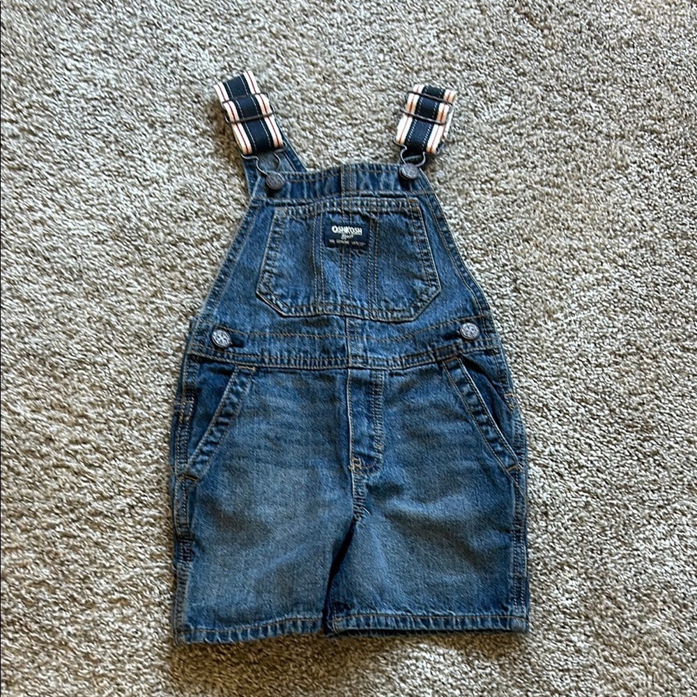 OshKosh B'gosh Blue Denim Overalls Classic Style